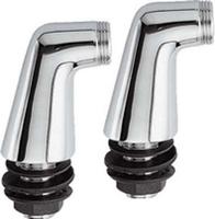 Riko badrand koppelingen set 1/2 x 3/4 chroom - thumbnail