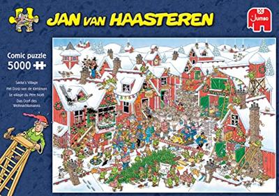 Jumbo Jan van Haasteren Het dorp van de kerstman 5000 stukjes Jumbo Jan van Haasteren Het dorp van de kerstman 5000 stukjes