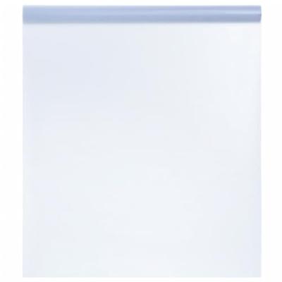 VidaXL Raamfolie statisch mat transparant grijs 45 x 2000 cm pvc