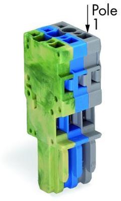 WAGO 769-103/000-039 Groen, Geel, Blauw, Grijs 50 stuk(s)