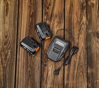 Gardena Startset P4A QC+2x2,5Ah accu&apos;s + oplader - thumbnail