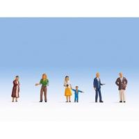 NOCH 0015481 H0 Passanten. figuren Geverfd, Staand - thumbnail