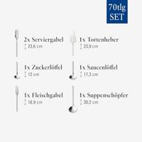 VILLEROY & BOCH - NewWave 18/10 - Bestekset 12 persoons 70-dlg - thumbnail