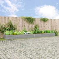 Plantenbak Lichtgrijs 195 x 100 x 45 cm Gegalvaniseerd staal - thumbnail