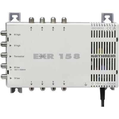 Kathrein EXR 158 Satelliet multiswitch Ingangen (satelliet): 5 (4 satelliet / 1 terrestrisch) Aantal gebruikers: 8