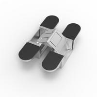 Onzichtbaar scharnier Exo xc10 zwart - thumbnail