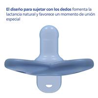 Set van 2 fopspenen voor pasgeborene van Philips AVENT Soothie C 1/2 ur lichtblauw + blauw - thumbnail