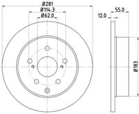 Remschijf 8DD355118881 - thumbnail