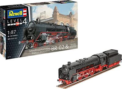 Revell express locomotief br 02 & tender 2&apos;2&apos;t30 modelbouw - thumbnail