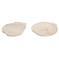 Decoratieve figuren Home ESPRIT Beige Scandinavisch 30 X 27 X 1,8 CM (2 Stuks) - thumbnail