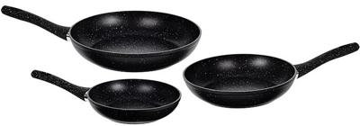 Koekenpannenset Graniet-look Koekenpannenset Graniet-look