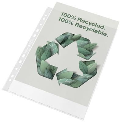 Esselte geperforeerde showtas, 100 % gerecycleerd, ft A4, 70 micron, doos van 100 stuks