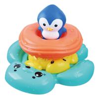 Playgo badspeelgoed stapel en drijvende zeedieren - 4dlg. - thumbnail