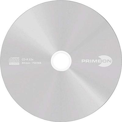 Primeon 2761102 CD-R 80 disc 700 MB 50 stuk(s) Spindel Mat zilver oppervlak - thumbnail