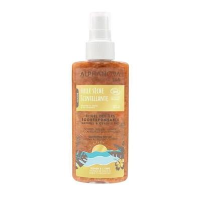 Alphanova Sun Sun bio shimmering dry oil organic 125 Milliliter