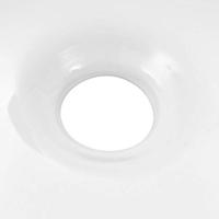 VidaXL Wastafel driehoekig 645x455x115 mm keramiek wit - thumbnail