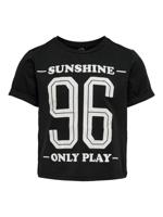 ONLY PLAY Girls sport T-shirt Min zwart/wit - thumbnail