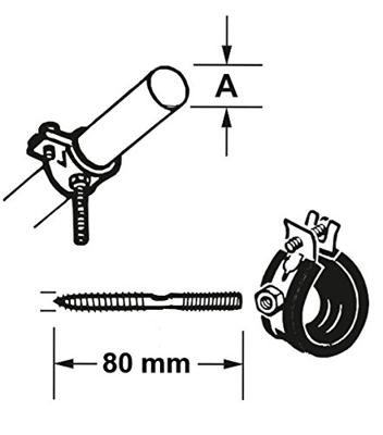 Cornat Beugel Verzinkt Iso 1/2 (M8) (5St) - T562121