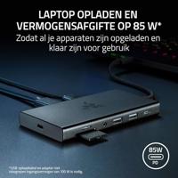 Razer USB-C Dock Bedraad USB 3.2 Gen 1 (3.1 Gen 1) Type-C Zwart - thumbnail