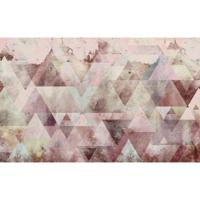 Noordwand Komar Pure Fotobehang Triangles Red - P018B-VD4 - thumbnail