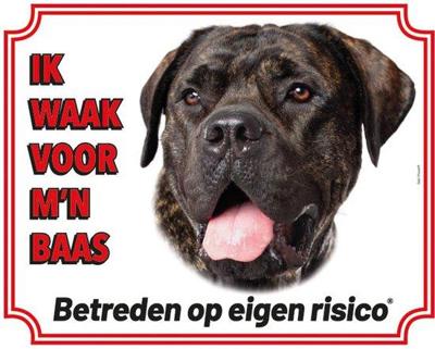 Bullmastiff Waakbord