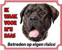 Bullmastiff Waakbord - thumbnail