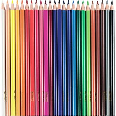 Stylex Driehoekige Kleurpotloden 24 Kleuren