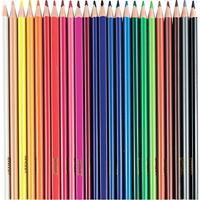 Stylex Driehoekige Kleurpotloden 24 Kleuren - thumbnail