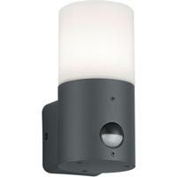 LED Buitenlamp met Bewegingssensor - E27 Fitting - Spatwaterdicht IP44 - Mat Antraciet - thumbnail