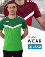 JAKO 6124 T-Shirt Iconic - Zachtgroen/Sportgreen - 3XL - thumbnail