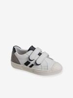 Leren jongens sneakers kleutercollectie wit - thumbnail