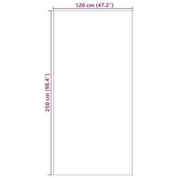 Deurmat Zwart 120 x 250 cm Polyamide en PVC - thumbnail