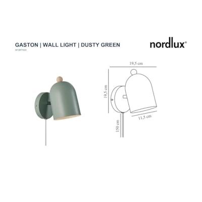 Nordlux Groene wandlampGaston design - 2412671023