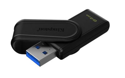 USB stick Kingston DataTraveler Exodia S USB 3.2 64 GB Zwart - thumbnail