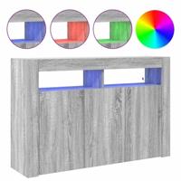 Dressoir Grijs sonoma 116 x 30 x 75 cm Bewerkt hout - thumbnail