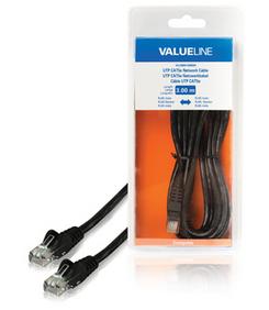 CAT5e UTP Netwerkkabel RJ45 (8/8) Male - RJ45 (8/8) Male 3.00 m Zwart