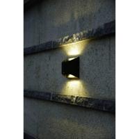 Lutec DODD AL5006 SW SMD LED-buitenlamp (wand) LED LED 6 W Zwart - thumbnail