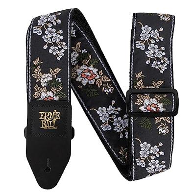 Ernie Ball Classic Jacquard Strap 5362 White Blossom gitaarband