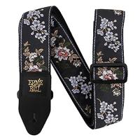 Ernie Ball Classic Jacquard Strap 5362 White Blossom gitaarband - thumbnail