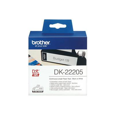 Brother Thermal Tape doorlopend 62mm wit - thumbnail