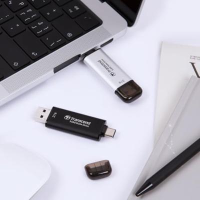 Transcend ts1tesd310c esd310c external ssd, 1tb, usb type-c/ type-a, 10gbps