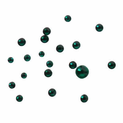 Frontriem Strass steentjes petrol