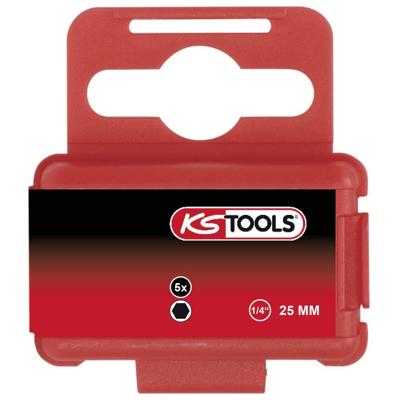 KS Tools 918.3402 Inbus-bit Speciaal staal Vernikkeld 5 stuk(s)