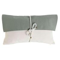 Kussen Home ESPRIT Wit Groen 50 x 10 x 30 cm - thumbnail