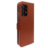 Valenta Book Case Gel Skin Samsung Galaxy A72 4G Brown - thumbnail