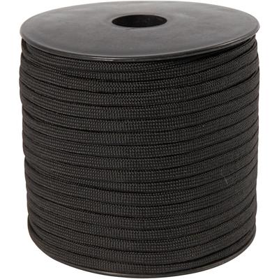Creativ Company Macramé koord, b: 5 mm, zwart, 50 m/ 1 rol