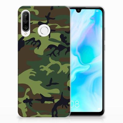 Huawei P30 Lite | TPU bumper | Army Dark