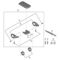 Shimano STEPS Display Mount for SC-E6100/E6010 - thumbnail