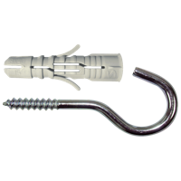 pgb-Europe SMART | plug + schroefhaak Ø 6x30 NZN | 10 st - SM0PSHN0106060030H - thumbnail