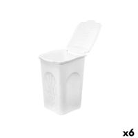 Wasmand Stefanplast Wit Plastic 50 L 37 x 56 x 39 cm (6 Stuks) - thumbnail